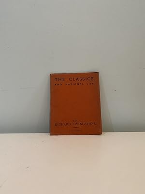 Imagen del vendedor de The Classics and National Life a la venta por Roy Turner Books