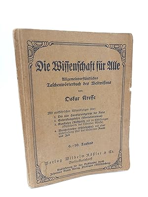 Die Wissenschaft für Alle Allgemeinverständliches Taschenwörterbuch des Weltwissens