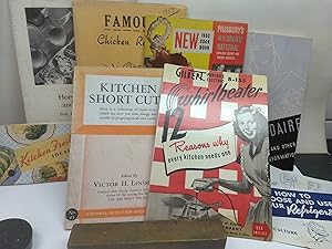 Lot of Eight Cooking Booklets