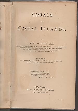 Bild des Verkufers fr Corals and coral Islands 3. ed. zum Verkauf von Wissenschaftliches Antiquariat Kln Dr. Sebastian Peters UG