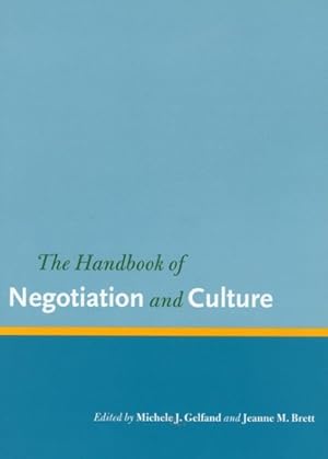 Image du vendeur pour Handbook of Negotiation and Culture mis en vente par GreatBookPrices