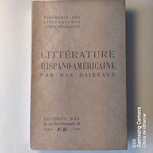 Seller image for Panorama de la littrature Hispano-Amricaine. for sale by Libros de Ultramar. Librera anticuaria.