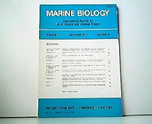 Imagen del vendedor de Marine Biology - International Journal on Life in Oceans and Coastal Waters. Volume 17, Dezember 1972, Number 4. a la venta por Antiquariat Kirchheim