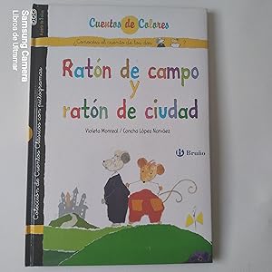 Seller image for Ratn de campo y ratn de ciudad./ El gato enmascarado. Ilustraciones de Violeta Monreal. for sale by Libros de Ultramar. Librera anticuaria.