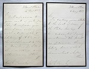 Two Hand Written Letters Signed ("John E. Sowerby") to 'Geo. E. Frese Esq.