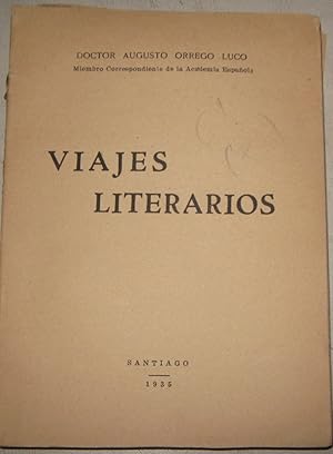 Seller image for Viajes literarios for sale by Librera Monte Sarmiento
