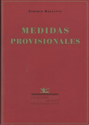Bild des Verkufers fr MEDIDAS PROVISIONALES. (POEMAS ESCOGIDOS, 1994-2004) Coleccin Calle del Aire n 75 zum Verkauf von Librera Hijazo