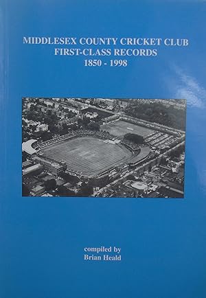 Bild des Verkufers fr Middlesex County Cricket Club First-class Records, 1850-1998 zum Verkauf von Hanselled Books
