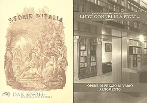 Immagine del venditore per Two catalogues issued by Antica Libreria Antiquaria Luigi Gonnelli & Figli venduto da Oak Knoll Books, ABAA, ILAB