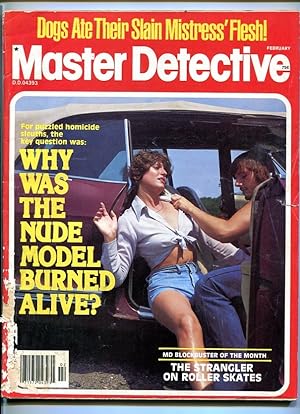 MASTER DETECTIVE-02/1980-FLESH-BURNED ALIVE-STRANGLER-NYMPHO-TARGET PRA VG/FN