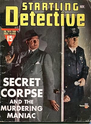 STARTLING DETECTIVE-1941-NOVEMBER-GUN MOLL COVER G/VG