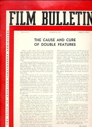 Immagine del venditore per FILM BULLETIN 10/21/1939-GARY COOPER/REAL GLORY VG venduto da DTA Collectibles