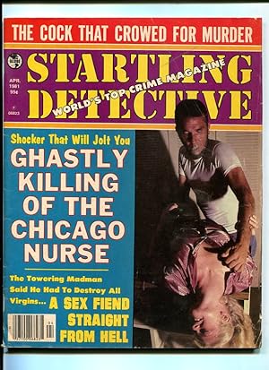 STARTLING DETECTIVE-1981-APRIL-STRANGULATION COVER VG