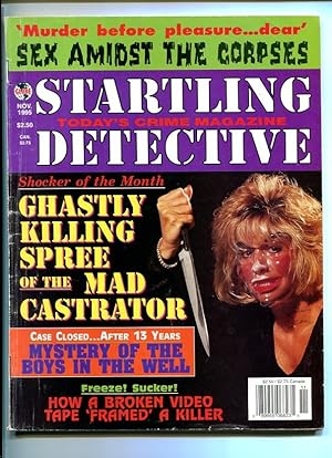 Bild des Verkufers fr STARTLING DETECTIVE-11/1995-MURDER-KILLING SPREE-MYSTERY-FRAMED-KILLER VF zum Verkauf von DTA Collectibles