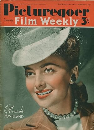 Bild des Verkufers fr PICTUREGOER FILM WEEKLY 9/14/1940-OLIVIA DE HAVILLAND-vg zum Verkauf von DTA Collectibles