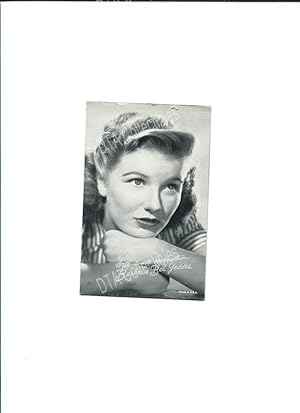 BARBARA BEL GEDDES-ARCADE CARD-1950'S-PORTRAIT!!! FN