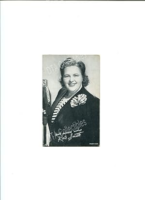 KATE SMITH-ARCADE CARD-1950'S-PORTRAIT!!! FN