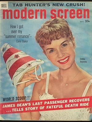 Immagine del venditore per Modern Screen Magazine October 1957 JAMES DEAN'S DEATH RIDE JAYNE M VG venduto da DTA Collectibles