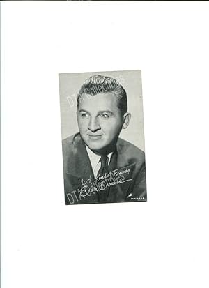 EDDIE BRACKEN-ARCADE CARD-1950'S-PORTRAIT!!! FN