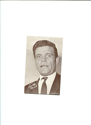 NEVILLE BRAND-ARCADE CARD-1950'S-PORTRAIT!!! FN