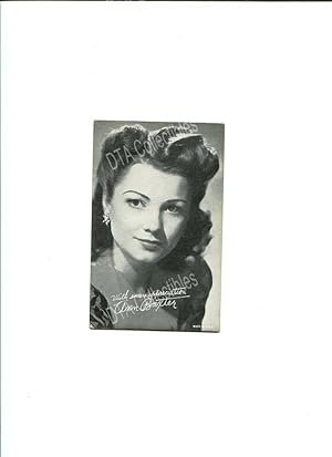 ANN BAXTER-ARCADE CARD-1950'S-PORTRAIT!!! FN