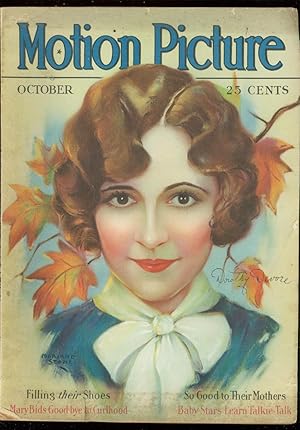 MOTION PICTURE MAGAZINE OCT 1928-DOROTHY DEVORE-PICKFOR G/VG