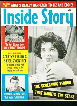 INSIDE STORY 1960- MARCH-JOAN COLLINS/FABIAN VF