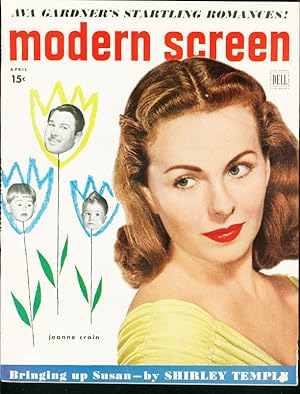 MODERN SCREEN 1950 APR-JEANNE CRAIN-SHIRLEY TEMPLE FN