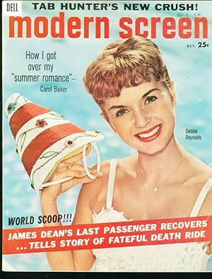 MODERN SCREEN 1957 OCT-DEBBIE REYNOLDS-JAMES DEAN FN/VF