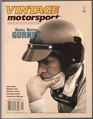 Vintage Motorsport 1/1191-Dan Gurney-Watkins Glen-Lime Rock-pix-info-NM
