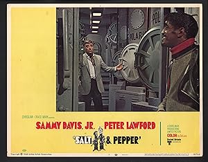 Image du vendeur pour Salt and Pepper Lobby Card-Sammy Davis, Jr and Peter Lawford. mis en vente par DTA Collectibles