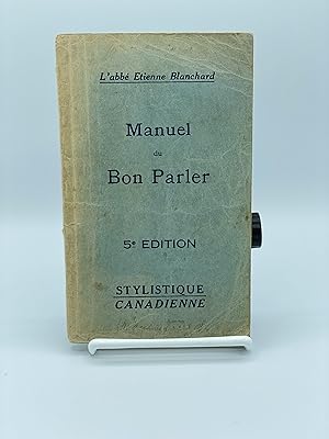 Seller image for MANUEL DU BON PARLER for sale by NapoBoBooks