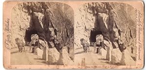 Stereo-Fotografie J. F. Jarvis, Washington D.C., Ansicht Norwegen, Gebirgspass in West-Norwegen, ...