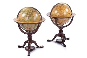 Pair of Globes: Cary's New Terrestrial Globe, delineated from the best authorities extant. Exhibi...