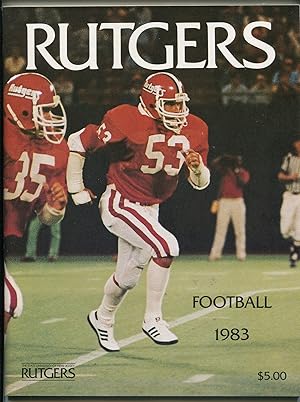 Bild des Verkufers fr RUTGERS NCAA FOOTBALL YEARBOOK-1983 -STATS-PHOTOS-INFO-SCARLET KNIGHTS-vf/nm zum Verkauf von DTA Collectibles