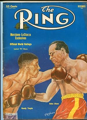 RING MAGAZINE-12/1953-BOXING-MARCIANO-OLSON-TURPIN!!! VG