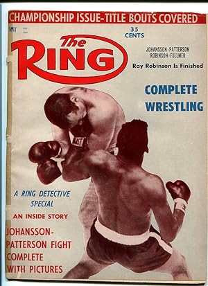RING MAGAZINE-5/1961-BOXING-ROBINSON-FULLMER-PATTERSON! VG