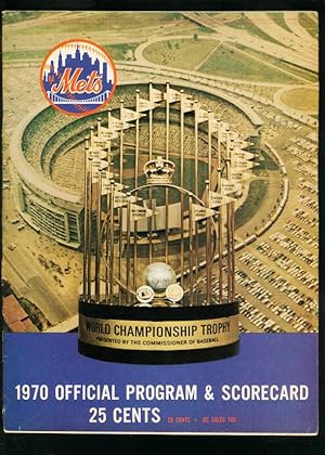 NEW YORK METS v ST LOUIS CARDINALS PROGRAM & SCORECARD 5/27/70-MLB