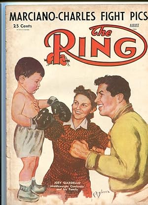 RING MAGAZINE-8/1954-BOXING-MARCIANO-CHARLES-GIARDELLO! G