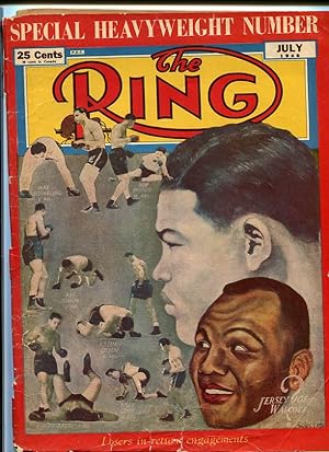 RING MAGAZINE-7/1948-BOXING-PASTOR-WALCOTT-SIMON!!!!! G