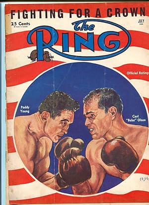 RING MAGAZINE-7/1953-BOXING-YOUNG-OLSON-MARCIANO!!!! VG