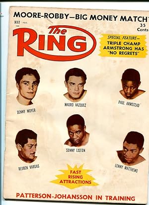 RING MAGAZINE-5/1959-BOXING-LISTON-MATTHEWS-VARGAS!!! VG