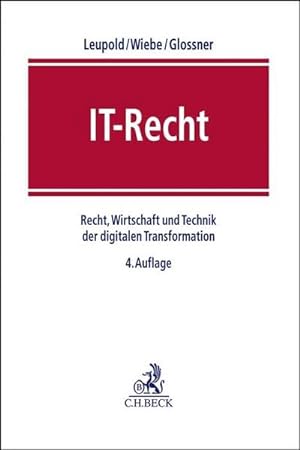 Seller image for IT-Recht : Recht, Wirtschaft und Technik der digitalen Transformation for sale by AHA-BUCH GmbH