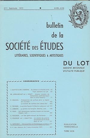 Bild des Verkufers fr Dcouvertes archologiques  Cahors zum Verkauf von Librairie Archaion