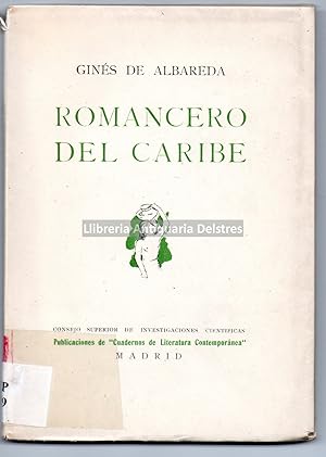 Bild des Verkufers fr Romancero del Caribe. Con un elogio de Manuel Machado. zum Verkauf von Llibreria Antiquria Delstres