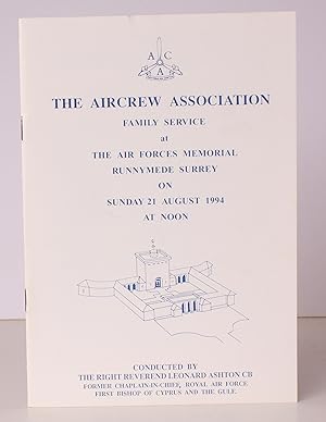 Seller image for [Order of Service of] The Aircrew Association Family Service at the Air Forces Memorial, Runnymede, Surrey. 21 August 1994. NEAR FINE COPY for sale by Island Books