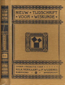 Nieuw tijdschrift voor wiskunde, 13e jaargang 1925 /26