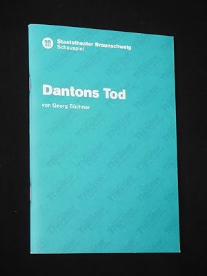 Seller image for Programmheft Staatstheater Braunschweig 2015/ 16. DANTONS TOD von Bchner. Insz.: Martin Schulze, Chre/ Musik: Dirk Raulf, Bhnenbild: Ulrich Leitner, Kostme: Pia Maria Mackert. Mit Hans-Werner Leupelt (Danton), Birte Leest, Oliver Simon, Tobias Beyer, Gtz von Ooyen, Moritz Drr, Anke Stedingk, Lisa Schwindling, Andreas Bimeier, Philipp Grimm for sale by Fast alles Theater! Antiquariat fr die darstellenden Knste