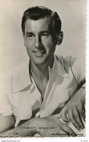 Imagen del vendedor de CPSM PHOTO ACTEUR STEWART GRANGER 1954 METRO GOLDWYN MAYER a la venta por Le-Livre