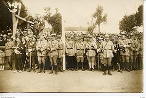 CPA PHOTO WW1 68 MULHOUSE. DEFILE LIBERATION PROBABLEMENT 1918